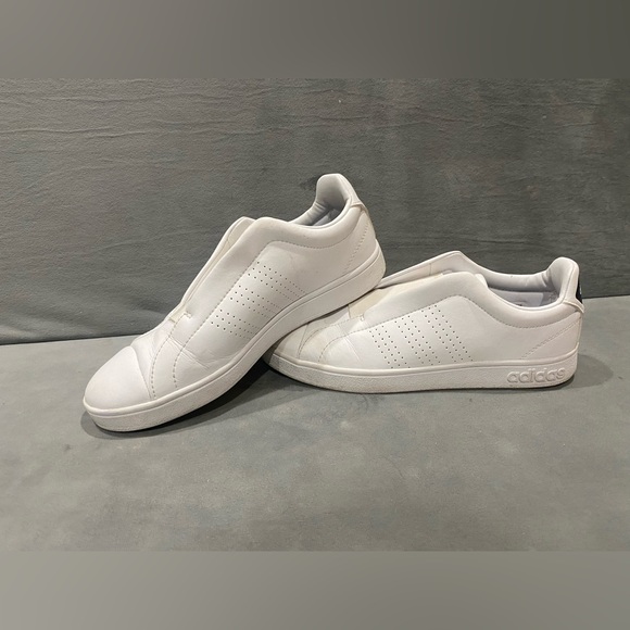 adidas Shoes - Adidas Classic White Slip-On Shoes womens size 8